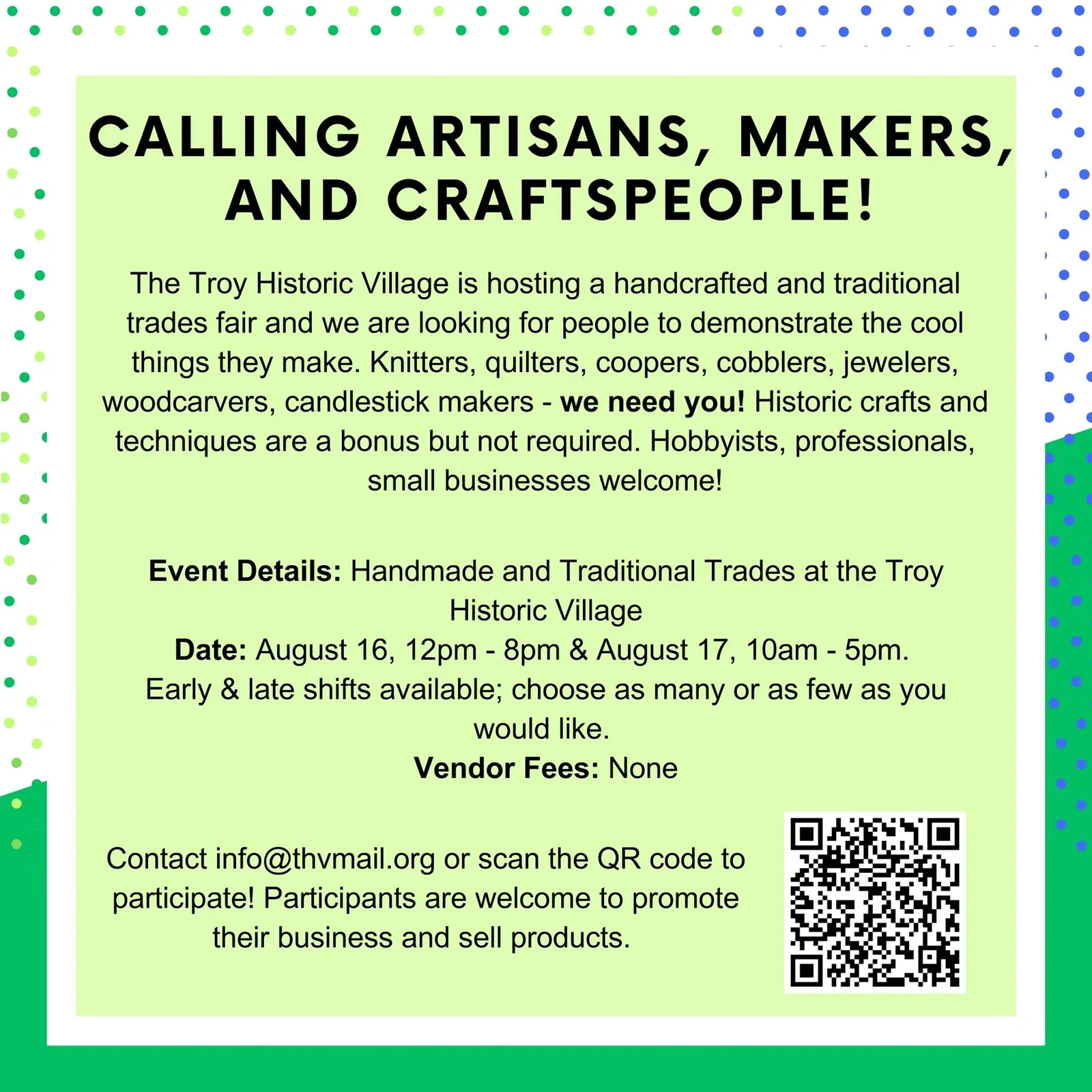Calling Artisans Makers Craftspeople